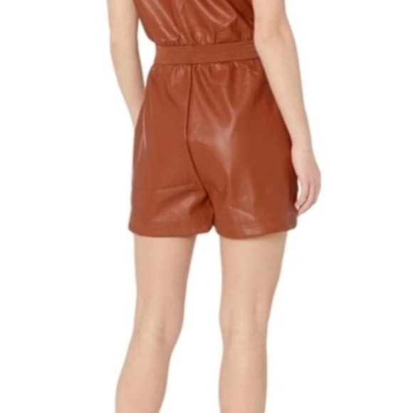 Kendall+Kylie women's vegan leather Romper - Picture 2 of 3